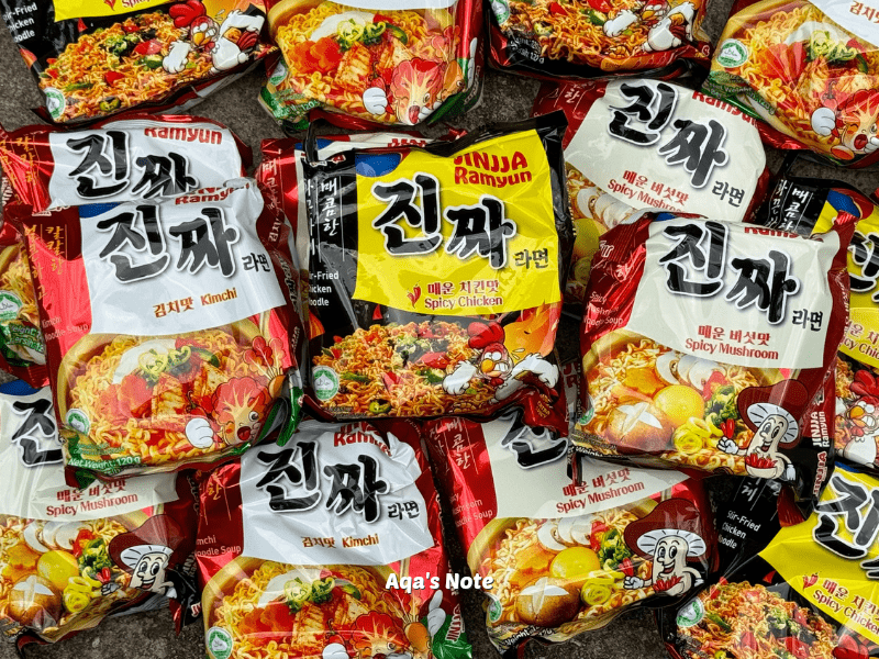 jinjja ramyun halal Korean instant noodle aqa's note